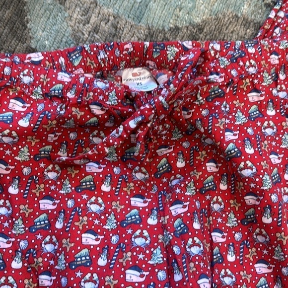 Vineyard vines Christmas lounge pants size XS - Picture 4 of 6